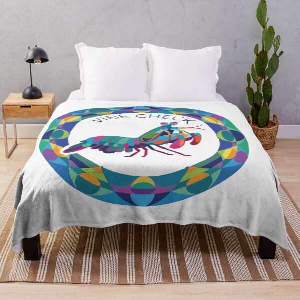 Item preview, Vibe Check Minimalist Mantis Shrimp Geometric Art designed and sold by Arc2020.