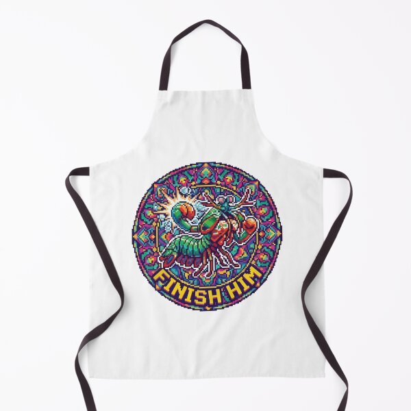 Item preview, Finish Him Pixel Art Mantis Shrimp Retro Gamer designed and sold by Arc2020.