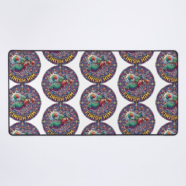 Item preview, Finish Him Pixel Art Mantis Shrimp Retro Gamer designed and sold by Arc2020.