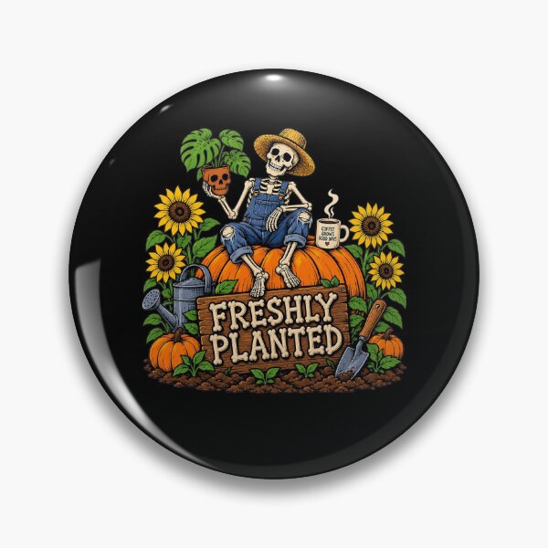 Item preview, Freshly Planted Skeleton Gardener Halloween Gardening Plant designed and sold by clothesy7.