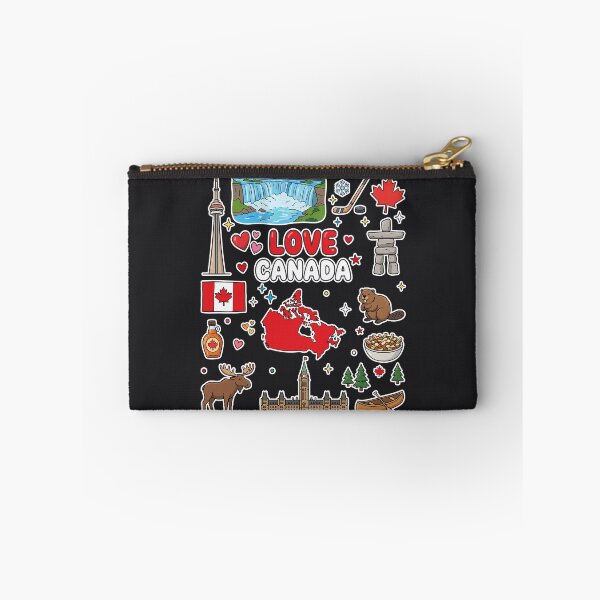 Item preview, Love Canada Aesthetic Dark Culture Doodles & Iconic Landmarks designed and sold by mashmosh.