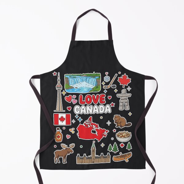 Item preview, Love Canada Aesthetic Dark Culture Doodles & Iconic Landmarks designed and sold by mashmosh.