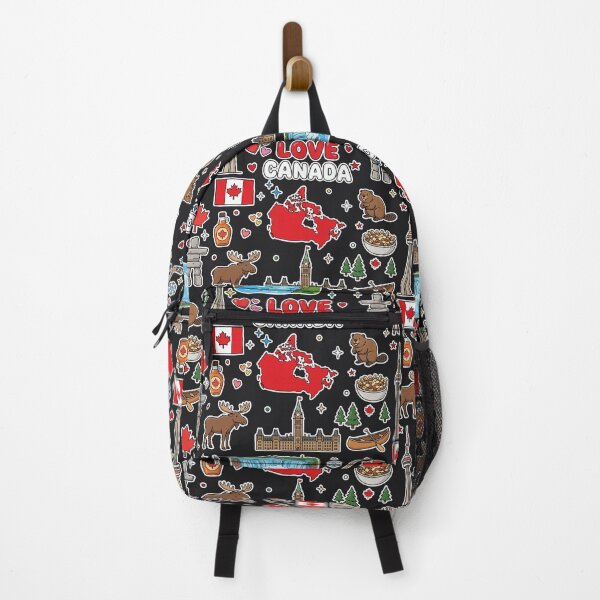 Item preview, Love Canada Aesthetic Dark Culture Doodles & Iconic Landmarks designed and sold by mashmosh.