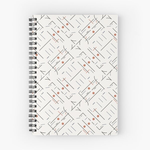Item preview, Mid-Century Technical Line and Terracotta Pattern designed and sold by artistastshirt.