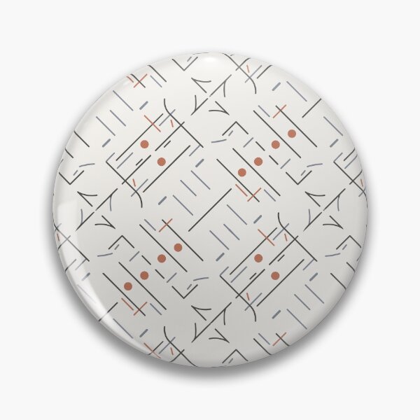 Item preview, Mid-Century Technical Line and Terracotta Pattern designed and sold by artistastshirt.