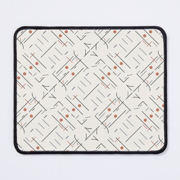 Item preview, Mid-Century Technical Line and Terracotta Pattern designed and sold by artistastshirt.