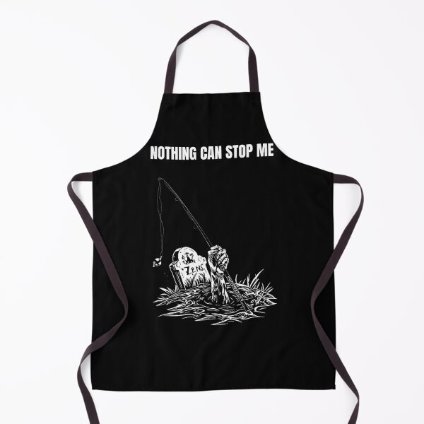 Item preview, Nothing Can Stop Me Zombie Fishing - Funny Halloween Angler designed and sold by GeekAnglerStore.