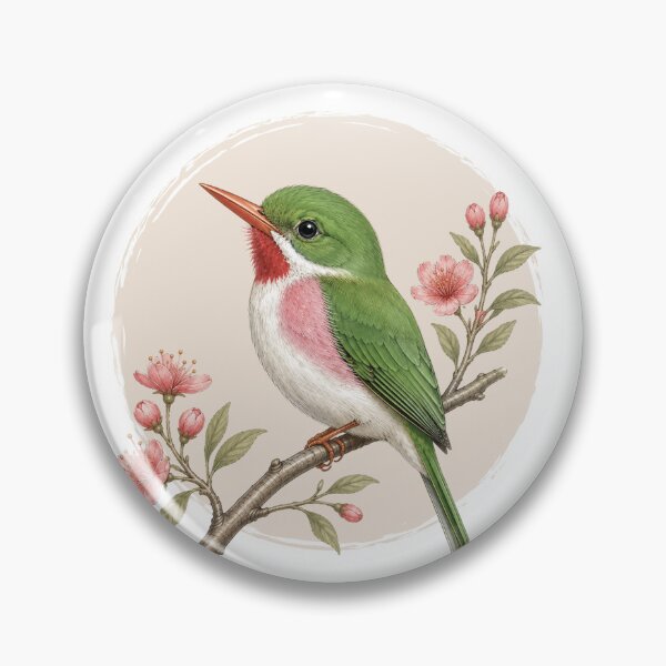 Item preview, Cuban Tody, Todus multicolor, Cuban Birds, Tropical Bird, Caribbean Wildlife designed and sold by lagunaklein.