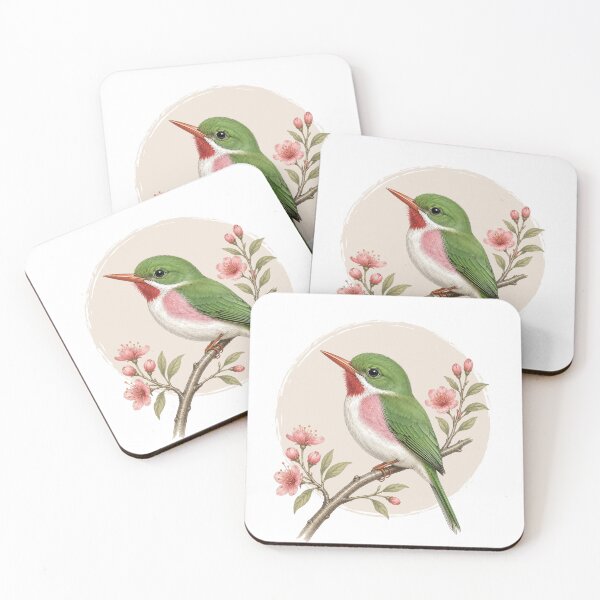 Item preview, Cuban Tody, Todus multicolor, Cuban Birds, Tropical Bird, Caribbean Wildlife designed and sold by lagunaklein.