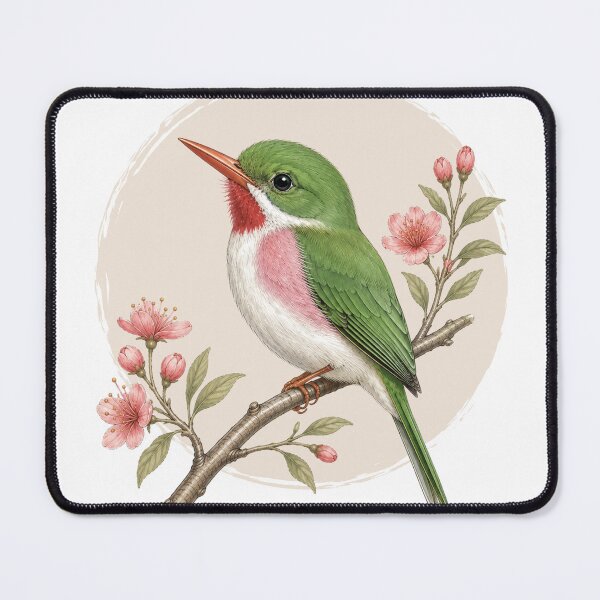 Item preview, Cuban Tody, Todus multicolor, Cuban Birds, Tropical Bird, Caribbean Wildlife designed and sold by lagunaklein.