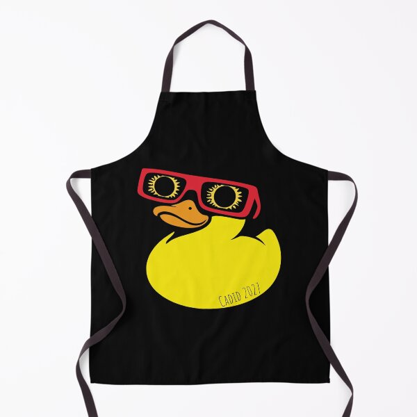 Item preview, Eclipse Spain 2027 - Duck with Glasses to View the Solar Eclipse in Cadiz designed and sold by charlypicazo.