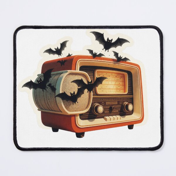 Item preview, Whimsical Vintage Radio – Witchy Retro Cottagecore Sticker designed and sold by AillustriaAK.