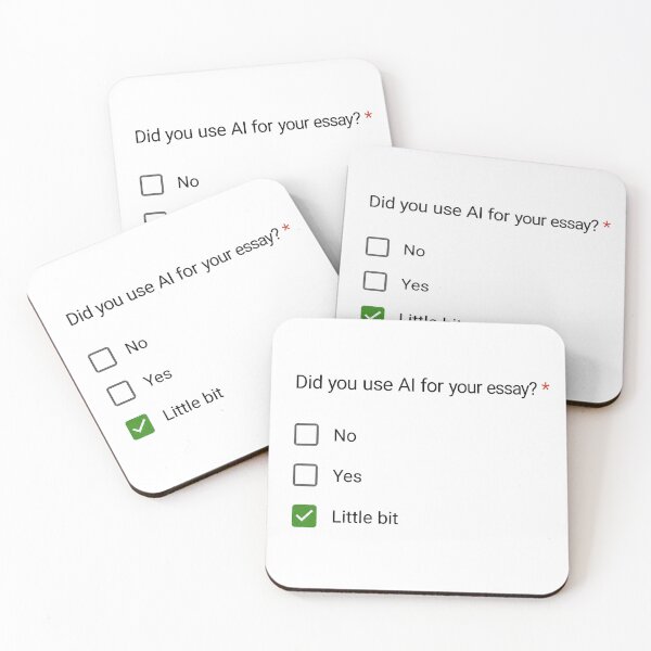 Item preview, Did You Use AI for Your Essay? Little Bit designed and sold by Mavriboy.