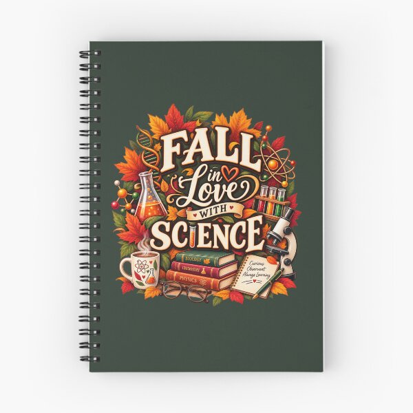 Item preview, Fall in Love With Science – Autumn Science Teacher Design designed and sold by astersgraphics.