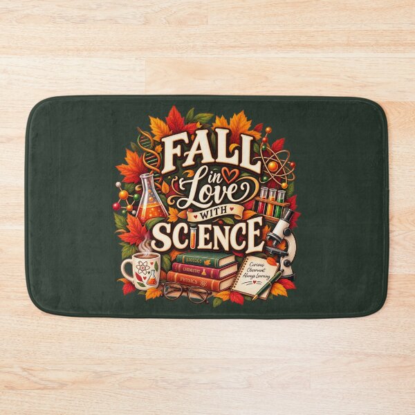 Item preview, Fall in Love With Science – Autumn Science Teacher Design designed and sold by astersgraphics.