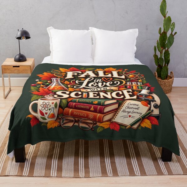 Item preview, Fall in Love With Science – Autumn Science Teacher Design designed and sold by astersgraphics.