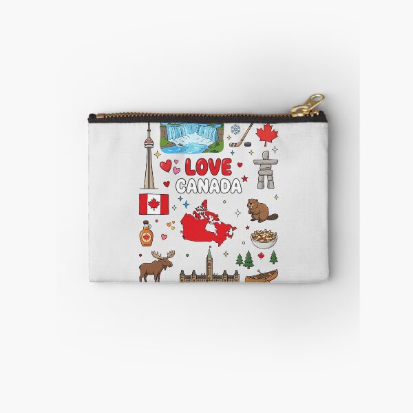 Item preview, Canada Landmarks, Nature & Culture Cute Doodle Collage designed and sold by mashmosh.