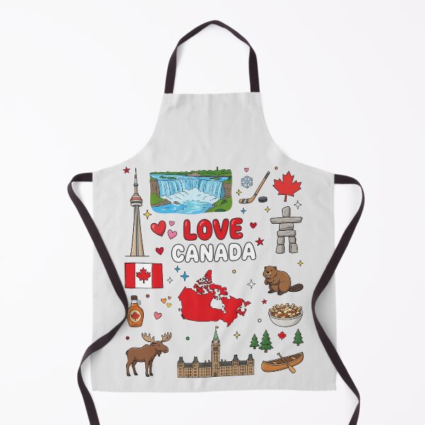 Item preview, Canada Landmarks, Nature & Culture Cute Doodle Collage designed and sold by mashmosh.