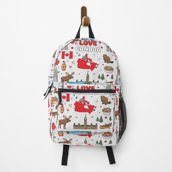 Item preview, Canada Landmarks, Nature & Culture Cute Doodle Collage designed and sold by mashmosh.