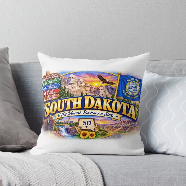 Item preview, South Dakota Mount Rushmore Travel Doodle designed and sold by Awarrie.