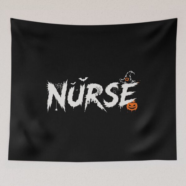 Item preview, NURSE HALLOWEEN creepy pumpkin designed and sold by YNELENT.