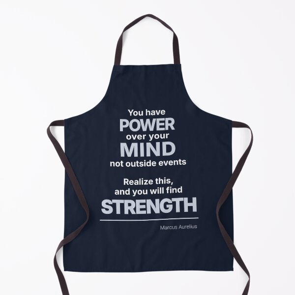 Item preview, You Have POWER Over Your Mind - Marcus Aurelius - Stoic Minimalist Quote - Light Version designed and sold by Stoic Core.