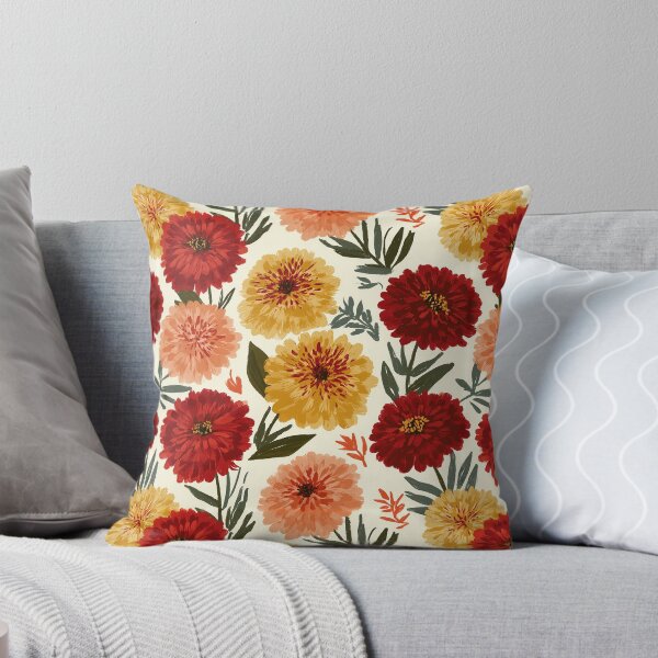 Item preview, Ornamental Zinnia - Tropical Flower Pattern - Gifts For Wife designed and sold by RoyalStarsPatts.