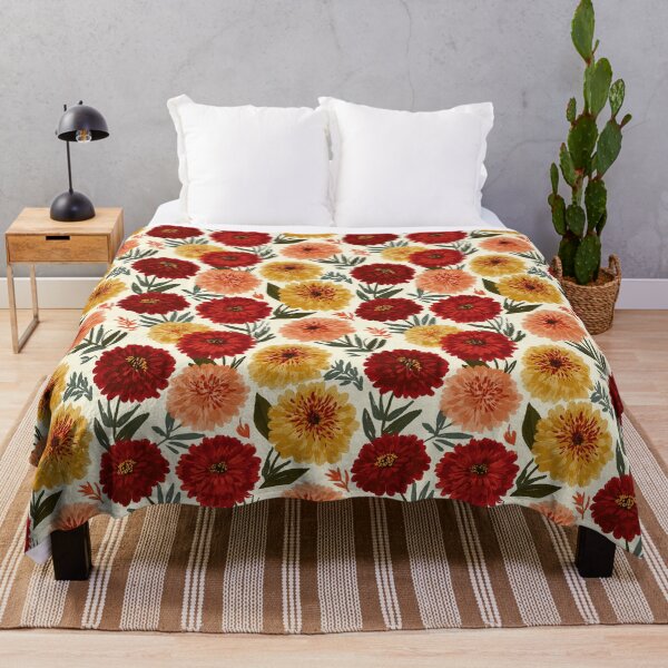 Item preview, Ornamental Zinnia - Tropical Flower Pattern - Gifts For Wife designed and sold by RoyalStarsPatts.