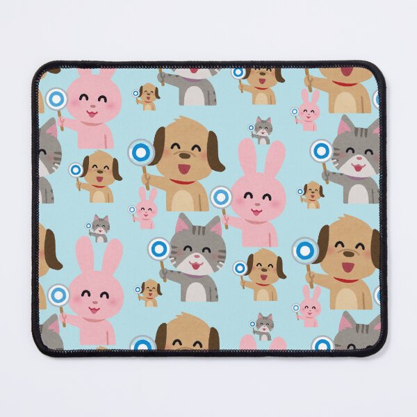 Item preview, Cute Cartoon Animals Dogs Cats Rabbits Kawaii Pattern designed and sold by NikBrin Prevail .