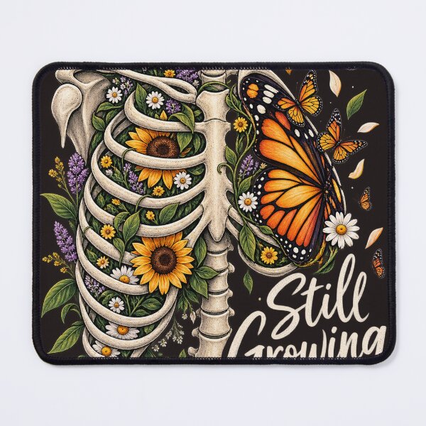 Item preview, Still Growing Butterfly Floral Skeleton designed and sold by JANAWIYSTUDIO.
