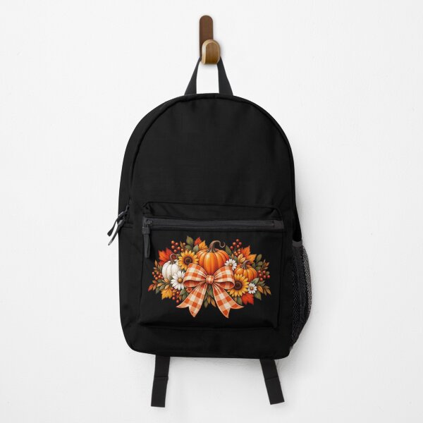 Item preview, Auntie Pumpkin Fall Gift Coquette Bow designed and sold by Corvoria.
