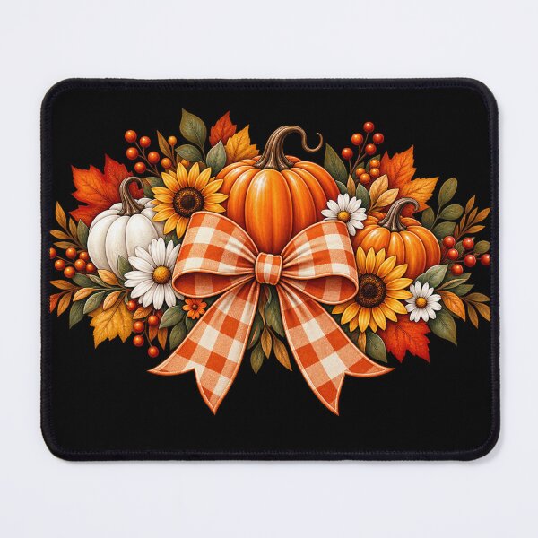 Item preview, Auntie Pumpkin Fall Gift Coquette Bow designed and sold by Corvoria.