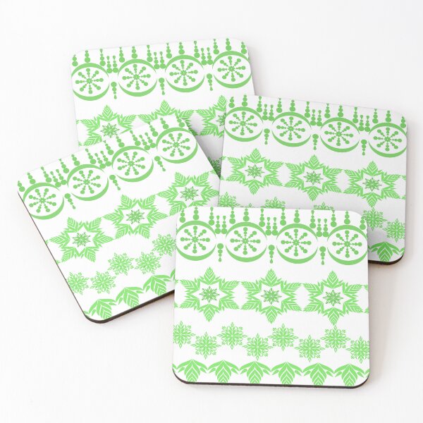 Item preview, Seamless Green Lace Horizontal Border Pattern Set Vector designed and sold by Ei-Ei.