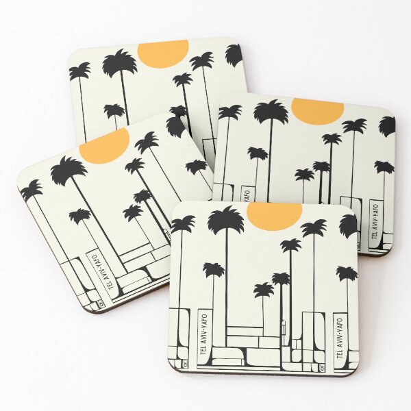 Item preview, Rosh Hashana Gift - Tel Aviv Tayelet White City designed and sold by French Papyrus Studio.