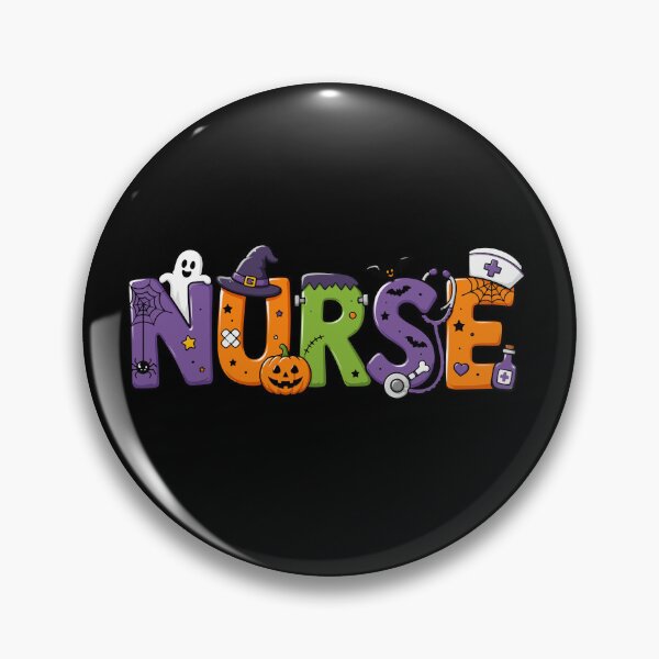 Item preview, NURSE HALLOWEEN colorful ghosts designed and sold by YNELENT.