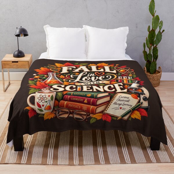 Item preview, Fall in Love With Science – Autumn Science Teacher Design designed and sold by astersgraphics.