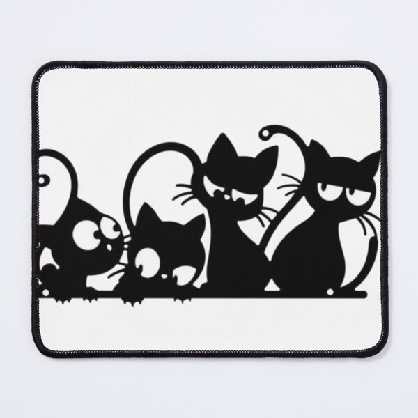 Item preview, Cats / Happy Cats / Old pattern / USA / Black / Creative T-shirt designed and sold by Creative T-shirts.