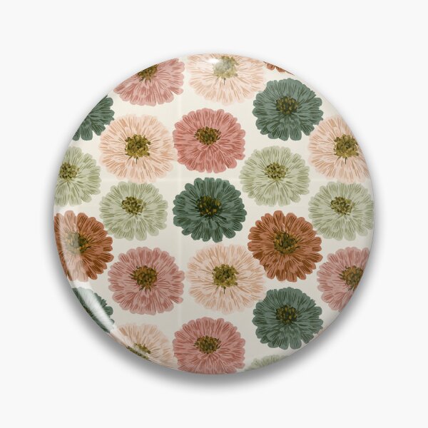 Item preview, Minimalistic Zinnia Flower  - Botanical Garden Pattern - Gifts For Women designed and sold by RoyalStarsPatts.