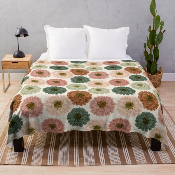 Item preview, Minimalistic Zinnia Flower - Botanical Garden Pattern - Gifts For Women designed and sold by RoyalStarsPatts.