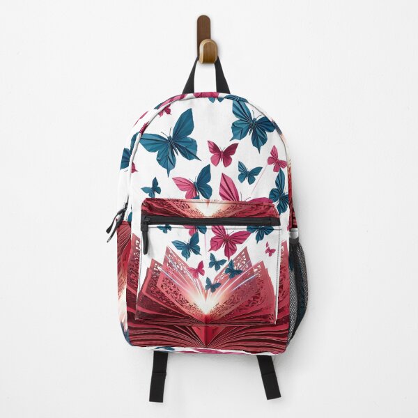 Item preview, Colorful Origami Butterfly Flying from a Red Book designed and sold by Marcu Ioachim.