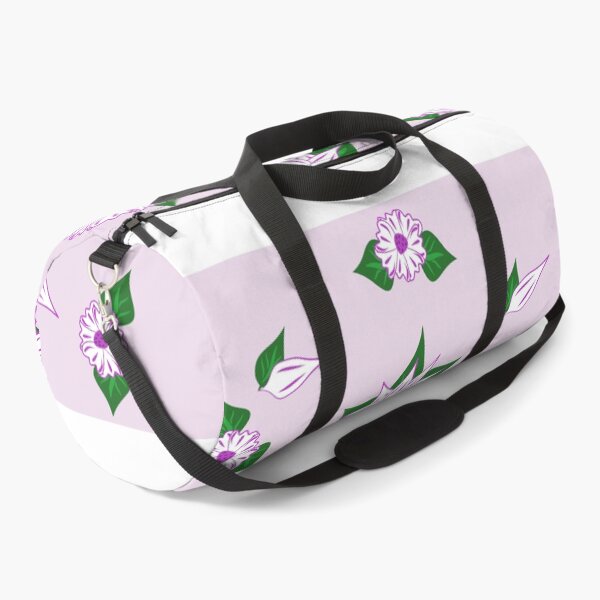 Item preview, Cute Purple Floral Pattern Background with Floating Flowers and Leaves designed and sold by Ei-Ei.