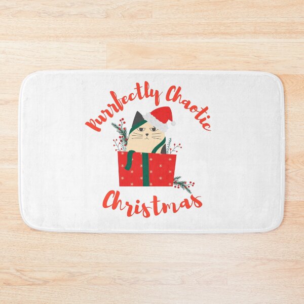 Item preview, Funny Christmas Cat Holiday Cat Lover Humor Gift - Purrfectly Chaotic Christmas designed and sold by Artycom.