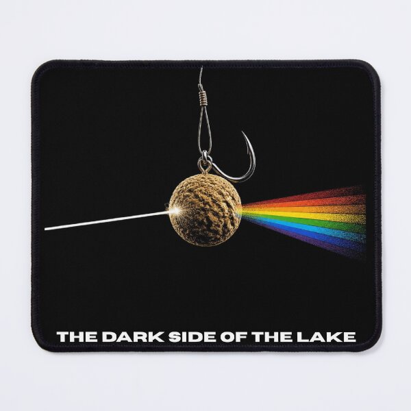 Item preview, The Dark Side Of The Lake - Funny Rock Fishing designed and sold by GeekAnglerStore.