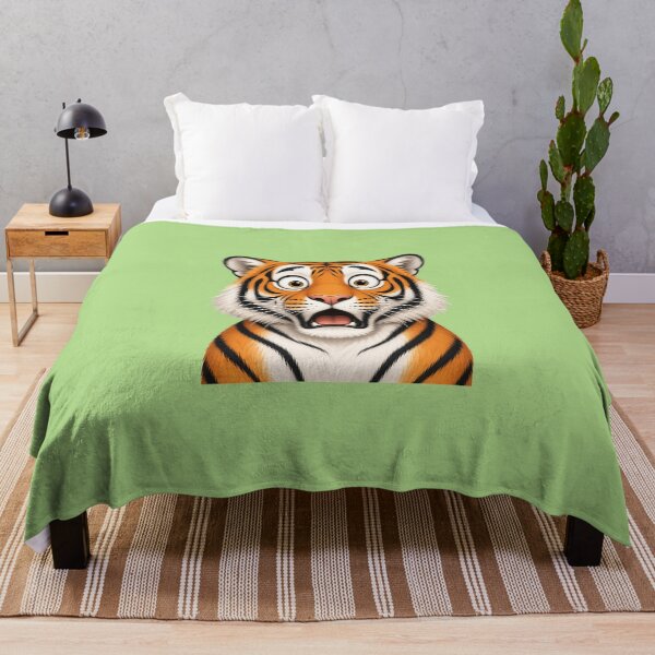 Item preview, Copy of Shocked Tiger Face – Funny Animal Gift designed and sold by Wenvilgrace.