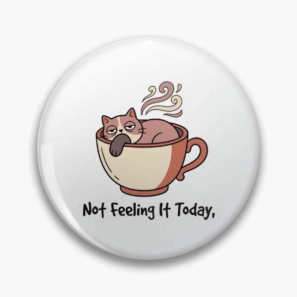 Item preview, Sleepy Cat Hiding in Teacup Cozy Sticker designed and sold by CozyCore101.