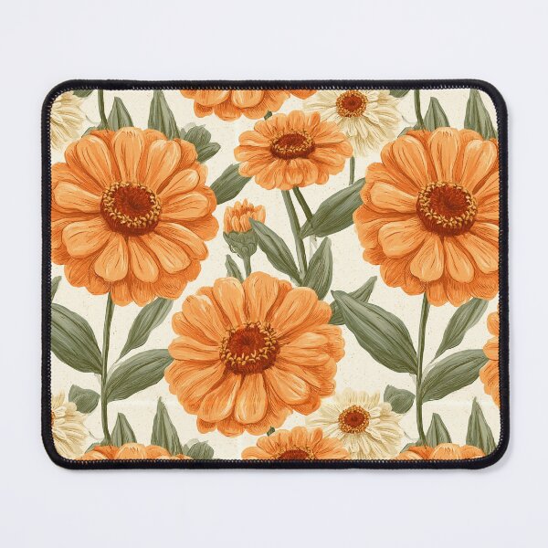 Item preview, Minimalistic Zinnia Print - Retro Flower Floral - Graduation Gifts designed and sold by RoyalStarsPatts.