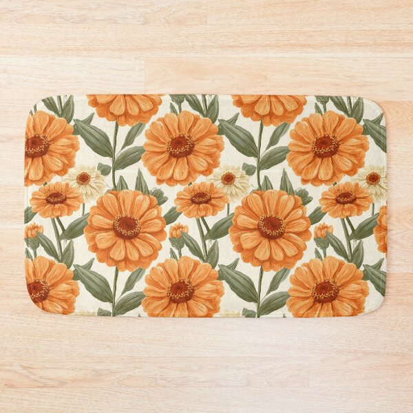 Item preview, Minimalistic Zinnia Print  - Retro Flower Floral - Graduation Gifts designed and sold by RoyalStarsPatts.