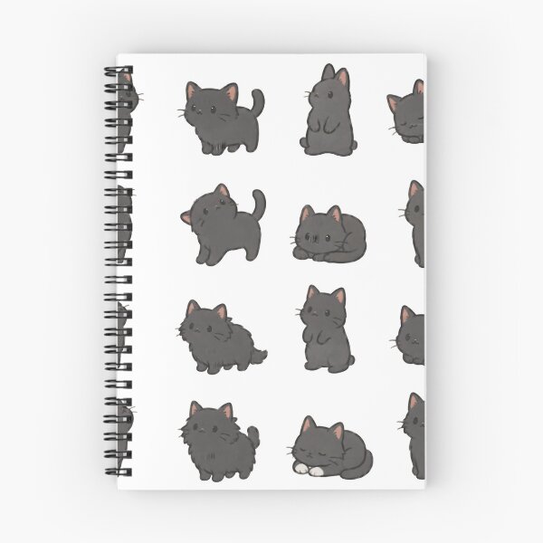Item preview, Black Cat Kawaii Sticker Sheet – Cute Cat Lover Collection designed and sold by boutkhilnl.