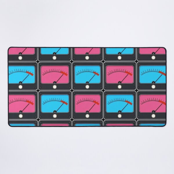 Item preview, Retrowave VU Meter Patterns | Synthwave Neon Audio Meters designed and sold by NominalSystems.