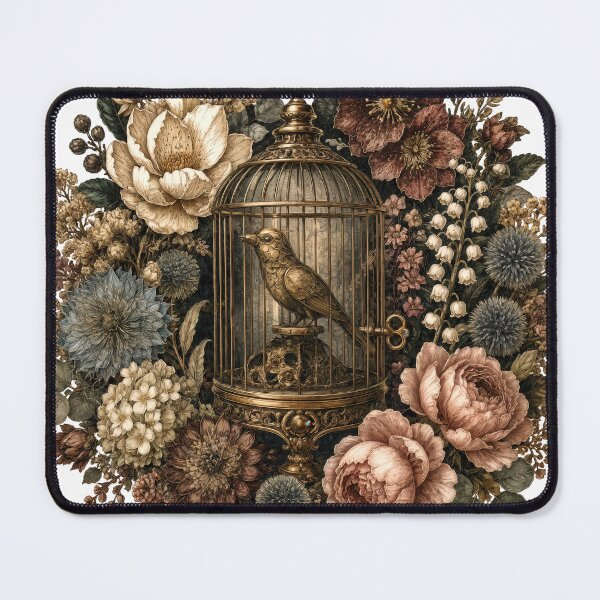 Item preview, Sticker - Decal - T-shirt: Mechanical Bird in Bloom designed and sold by ForeverPrintsOK.